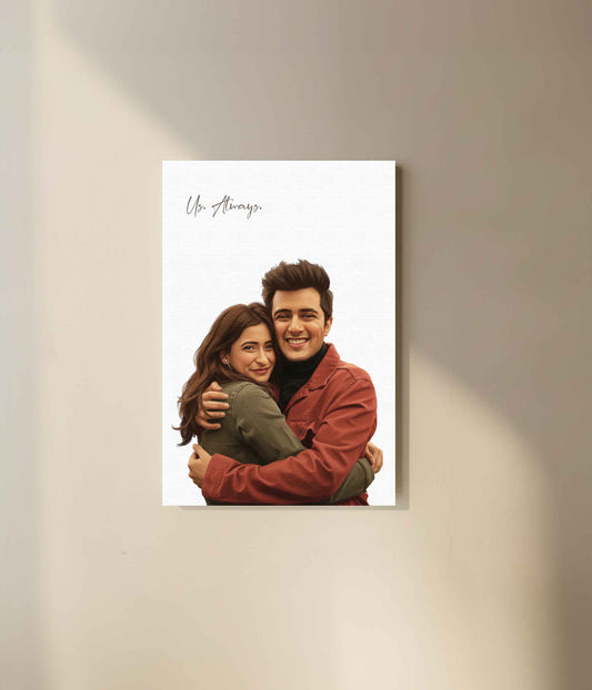 Custom Couple Portrait - Canvas