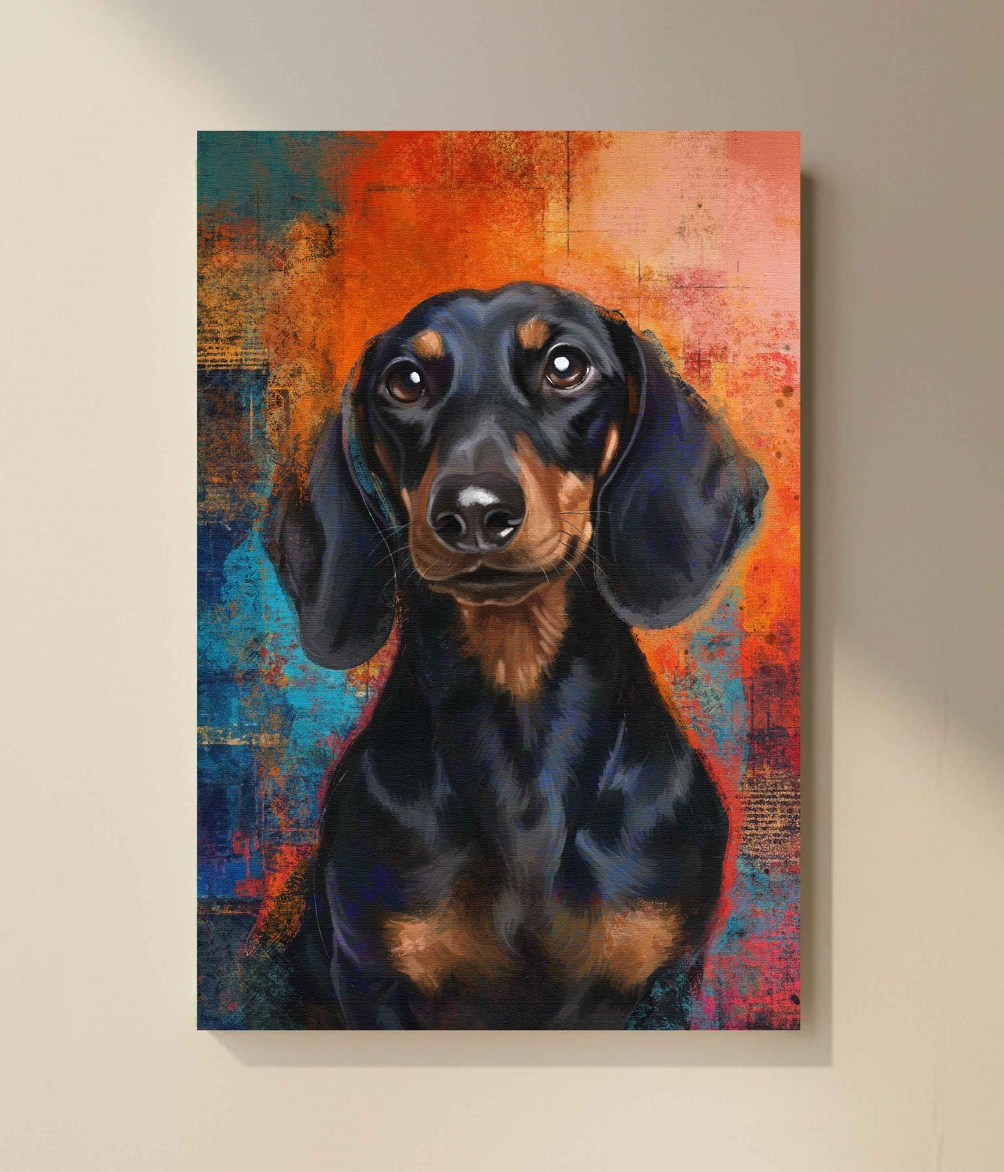 Custom Pet Portrait - Canvas (Themed Background)