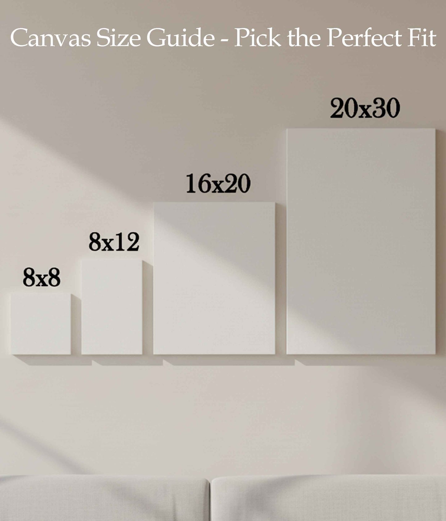 Custom Pet Portrait  - Canvas (Solid Background)